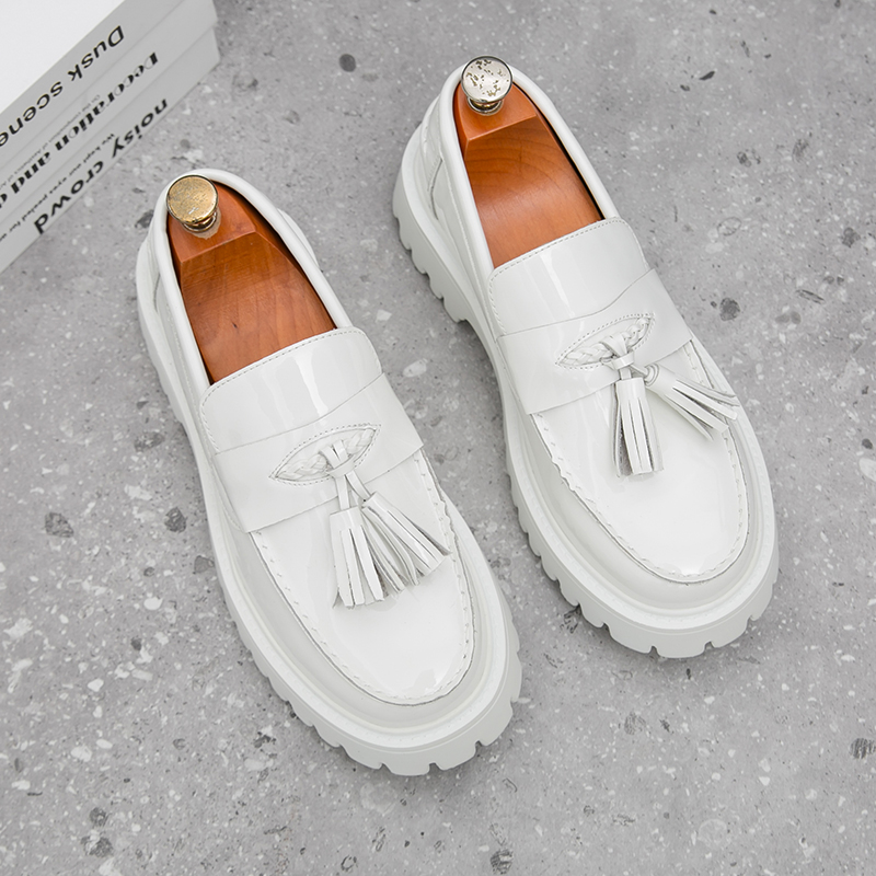 Mens Grooming On Sale - Herenschoenen Leer Herenmode Lente Kwastje Loafers