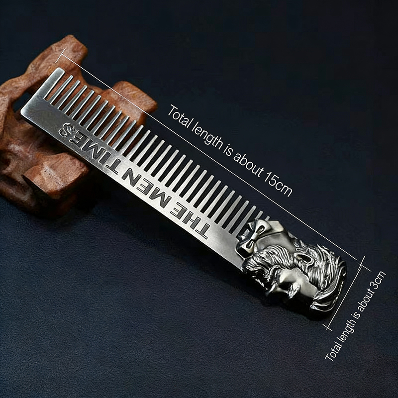 Vintage metalen haar kam retro - Men'S Grooming Oil recensie en prijs