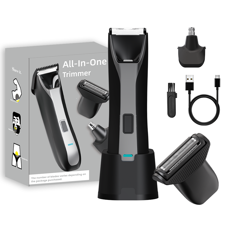 3-in-1 Heren Baardtrimmer IPX7 - Men Grooming Full Body recensie en prijs