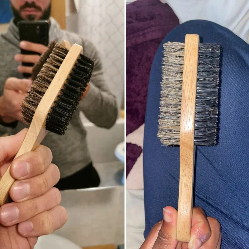 Baardborstel met natuurlijk ho - Men'S Grooming Products recensie en prijs